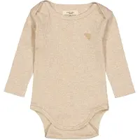 VACVAC Body I/e - Rib - Scarlett - Light Latte melert - - 56/62 - Langermet Body