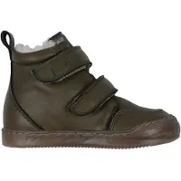 Pom pom Vintersko - Sneaker Wool Rumpe - Dark Green - - 26 - Vinterstøvler