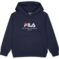 FILA Hettegenser - Benna - Black Iris m. Logo - - 5-6 år (110-116) - Hettegenser