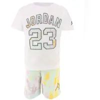 Jordan Shorts/T-skjorte - Sport Dna - Mint Skum m. Trykk - - 3-4 år (98-104) - Shorts