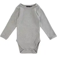 Sofie Schnoor Body I/e - Grey Melange - - 56 - Langermet Body
