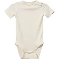 Sofie Schnoor Body k/e - Rib - Off White - - 80 - Kortermet body