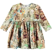 Molo Kjole - Charmaine - Teddy Friends - - 1½ år (86) - Kjole