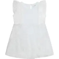 Hust and Claire Kjolebody k/e - Kristi - White m. Broderi Englan - - 74 - Kortermet body