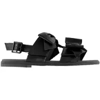 Angulus Sandaler - Svart m. Løkker - - 38 - Sandals