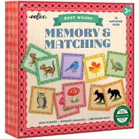 Eeboo Spill - Memory-spill - Travle skoger - - OneSize - Memory-spill