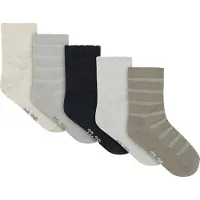 Minymo Sokker - 5-pack - Nattgrå - - 31/34 - Sokker