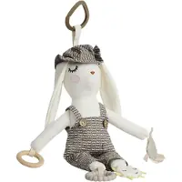 Smallstuff Aktivitetsleke - Kanin - 30 cm - Nature Bear Ansikt - - OneSize - Kosedyr