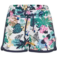 Hummel Shorts - HMLKaia - Lysegrønn m. Blomster - - 62 - Shorts