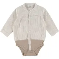 Hust and Claire Skjorte I/e - Bertil - Beige/Off White - - 56 - Langermet Body