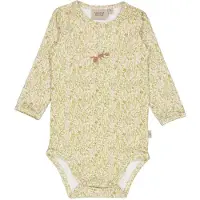Wheat x Rodinia Body I/e - Begrenset - Akvarellgressland - - 1½ år (86) - Langermet Body