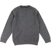 Emporio Armani Genser - Ull/Akryl - Grå Melert m. Hvit - - 7 år (122) - Genser