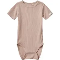 Sofie Schnoor Body k/e - Rib - Light Rose - - 3 år (98) - Kortermet body