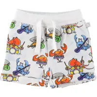 Stella McCartney Kids Shorts - Hvit m. Sjøtrykk - - 6 md - Shorts