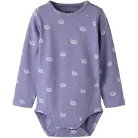 Name it Body I/e - NbfVandora - Lavender Violet/Snegle - - 68 - Langermet Body