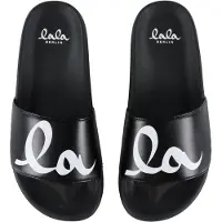 Lala Berlin Badesandaler - BilBao - Black/White - - 37 - Badesandal