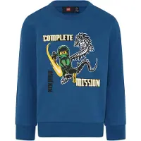 LEGO Ninjago Collegegenser - LWStorm 620 - Blå - - 4 år (104) - Collegegenser