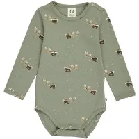 Müsli Body I/e - Jul - Shadow/Deep Green/Balsam Cream - - 1½ år (86) - Langermet Body