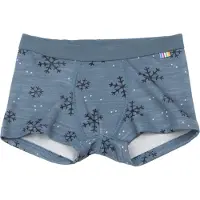 Joha Boxershorts - Ull/Bambus - Blå - - 140 - Boxershorts