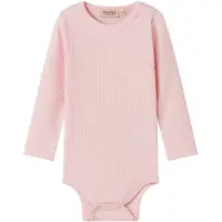 MarMar Body I/e - Rib - Bomull/Modal - Rose Berøring - - 56 - Langermet Body
