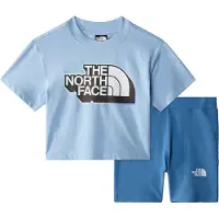 The North Face Shorts Sett - T-skjorte/Sykkelhorts - Steel Blue/ - - 6 år (116) - Shorts