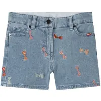 Stella McCartney Kids Denimshorts - Celeste m. Buer - - 5 år (110) - Shorts