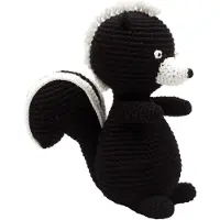 Naturezoo Kosedyr - Sir Stinkdyr - 18 cm - Svart/Hvit - - OneSize - Kosedyr