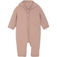 Huttelihut Vårdress - Ullfleece - Mahogany Rose m. Ører - - 1½ år (86) - Vårdress