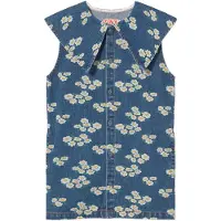 Tiny Cottons Kjole - Blossom - Medium+ Vask Denim - - 4 år (104) - Kjole