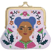 Djeco Lommebok - Nydelige vesker - Lilla m. Kvinne - - OneSize - Lommebok