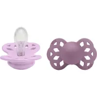 BIBS Infinity Smokker - 2-pack - Str. 1 - Symmetrisk - Violet Sk - - OneSize - Smokk