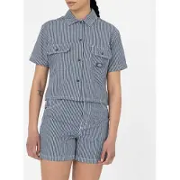 Dickies Skjorte - Hickory pr Hickory - Blå/Hvit Stripete - - XXS - Xtra Xtra Small - Skjorte K/E