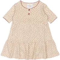 The New Pointelle Kjolebody k/e - TnsbOdette - AOP - White Swan - - 62 - Kortermet body