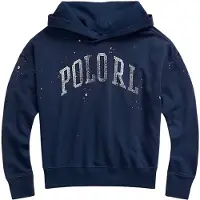 Ralph Lauren Hettegenser - Se Hill - Navy m. Hvit - - 8-10 år (128-140) - Hettegenser