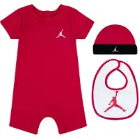 Jordan Gaveeske - 3-pack - Sommerdrakt/Lue/Smekke - Gym Red - - 6-12 md - Sommerdrakt