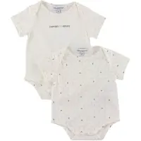 Emporio Armani Bodyer k/e - 2-pack - Aquilebianche - - 12 md - Kortermet body