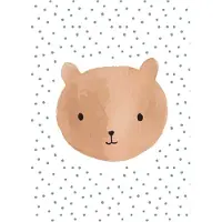 Citatplakat Plakat - A3 - Barnslig Bear - - OneSize - Plakat