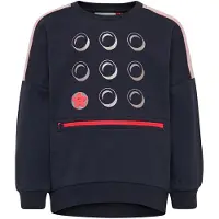 Lego Wear LEGO Duplo Collegegenser - LWSun - Navy m. Rosa/Sølv - - 1 år (80) - Collegegenser