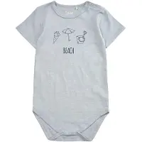 Sofie Schnoor Petit by Body k/e - Dusty Blue - - 74 - Kortermet body