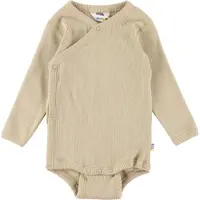 Joha Omslagsbody I/e - Rib - Beige - - 50 - Langermet Body