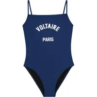 Zadig & Voltaire Badedrakt - Alanis - Middelalder Blue m. Hvit - - 16 år (176) - Badetøy