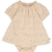 Müsli Kjolebody k/e - Anemoner - Balsam Rose/Mais/Balsam Cream - - 3 år (98) - Kortermet body