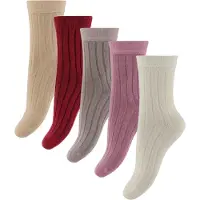 Minymo Sokker - 5-pack - Orchid Haze - - 23/26 - Sokker