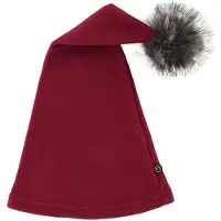 Minymo Nisselue - Fleece - Rød - - 54 cm - Nisselue