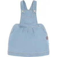 Hust and Claire Kjole - HCCaroline Dotty - Blue Denim - - 6 år (116) - Kjole