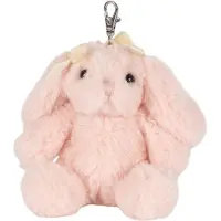 Konges Sløjd Veskeanheng - 10 cm - Rose Bunny - - OneSize - Nøkkelring