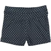 En fant Shorts - Støvet Blå m. Mønster - - 68 - Shorts