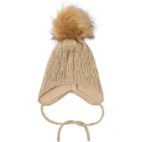 Name it Lue - Strikk - NbmWrilla - White Pepper - - 40-44 cm - Lue