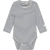 Fixoni Body I/e - Rib - Vintage Indigo - - 1½ år (86) - Langermet Body