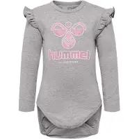 Hummel Body I/e - hmlDana - Grå - - 2 år (92) - Langermet Body